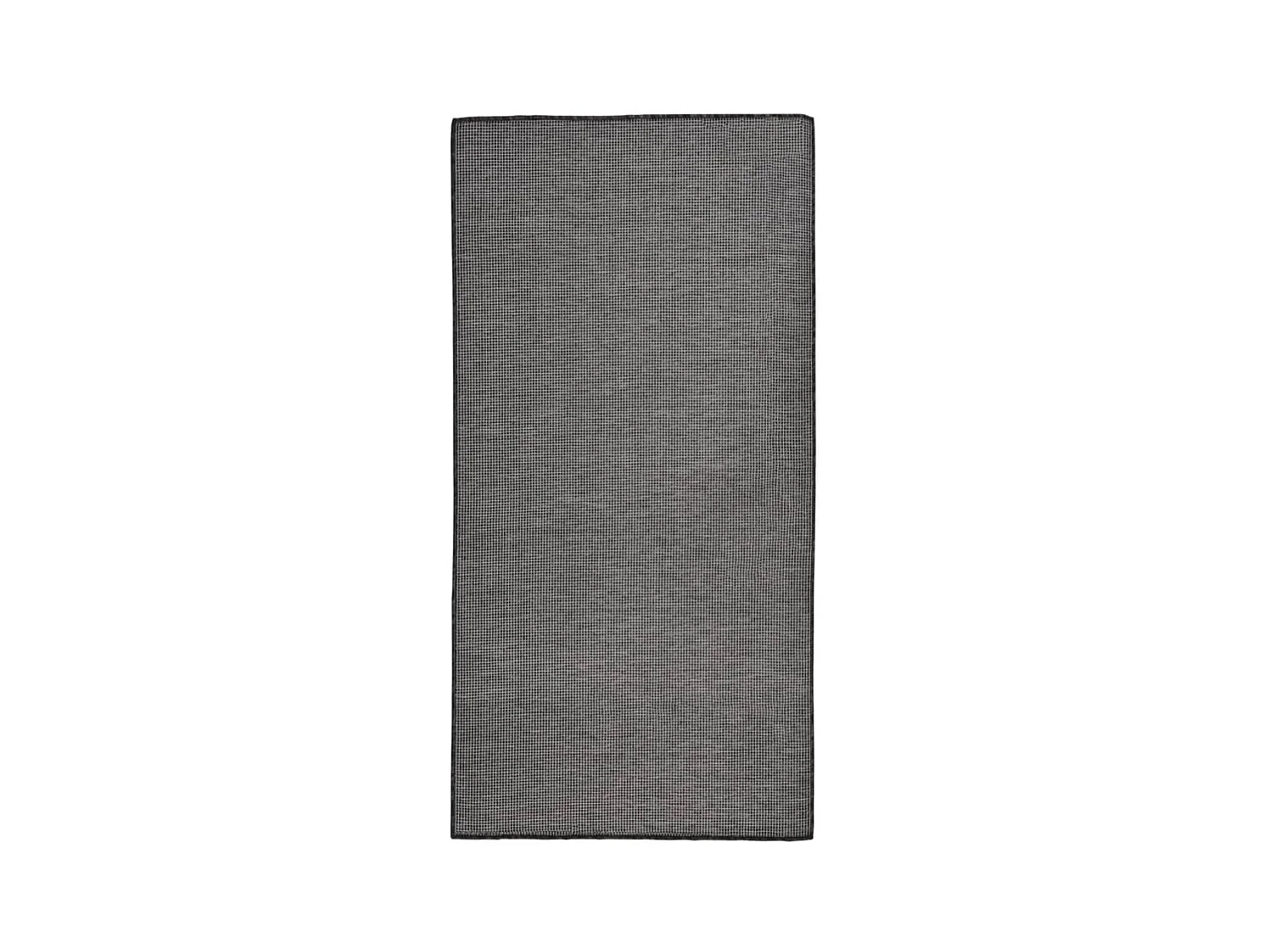 Tapis à tissage plat d'extérieur 100x200 cm Gris QBH52562