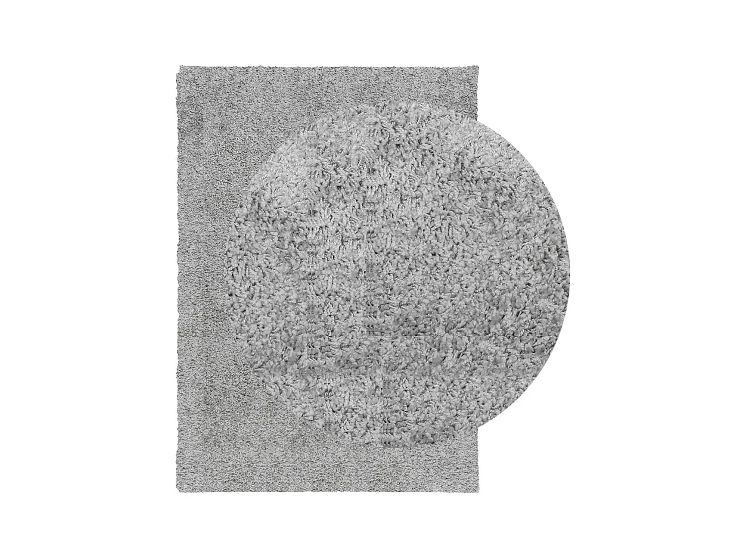 Tapete shaggy de pelo alto PAMPLONA 120x170 cm cinzento PT702015