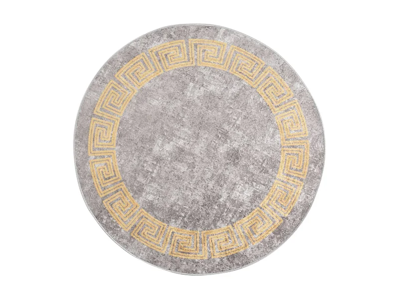 Alfombra lavable antideslizante gris φ120 cm ES35392