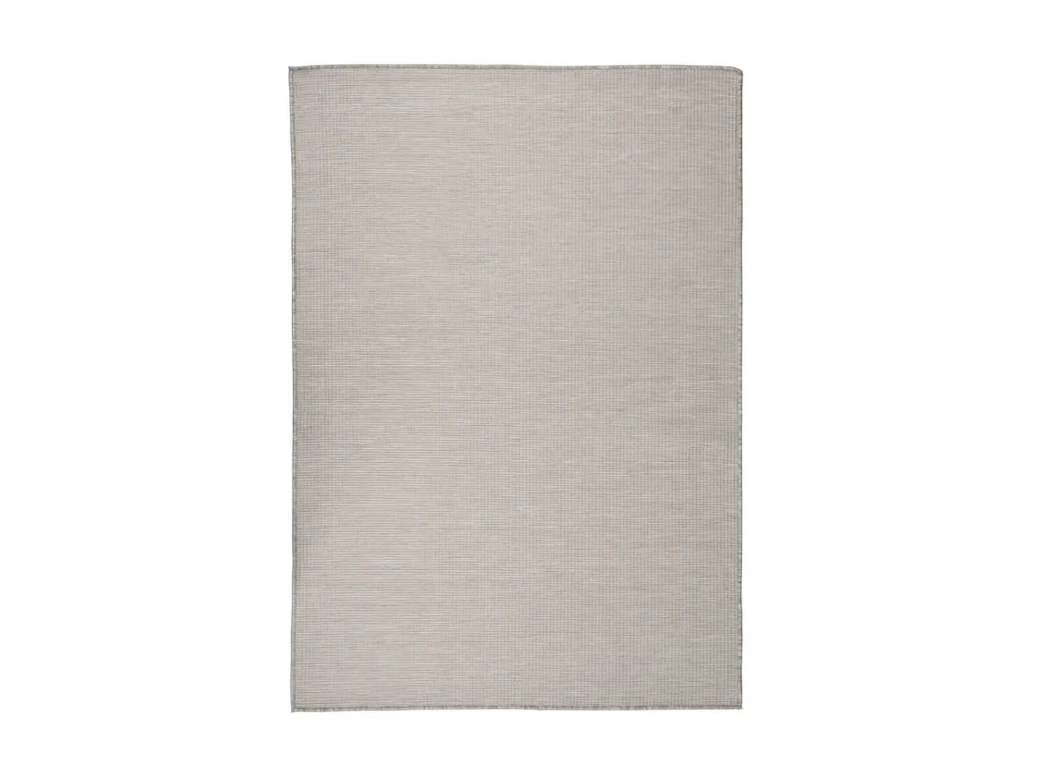 Tapis à tissage plat d'extérieur 160x230 cm Taupe QBH48493
