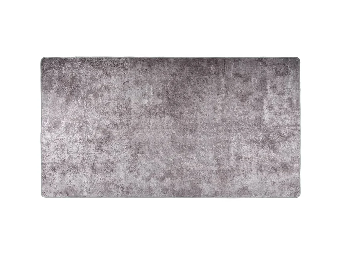 Tapis lavable antidérapant 190x300 cm Gris QBH93468