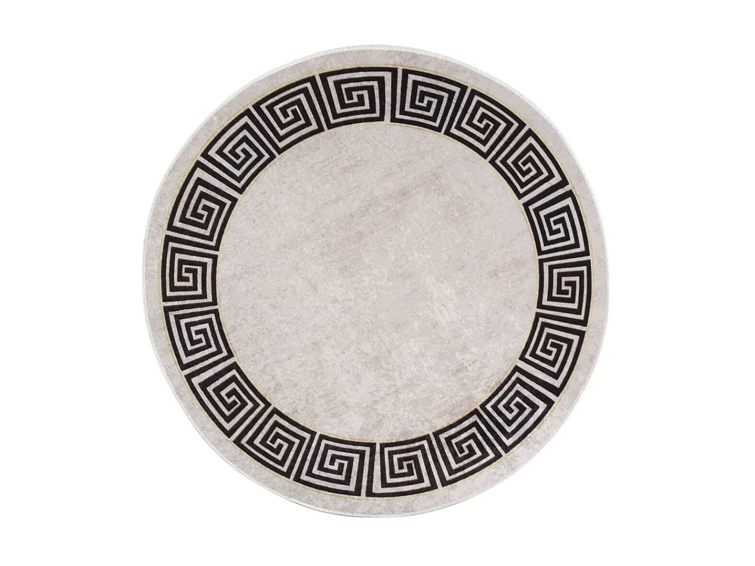 Tapete lavável antiderrapante φ120 cm bege-claro PT541404