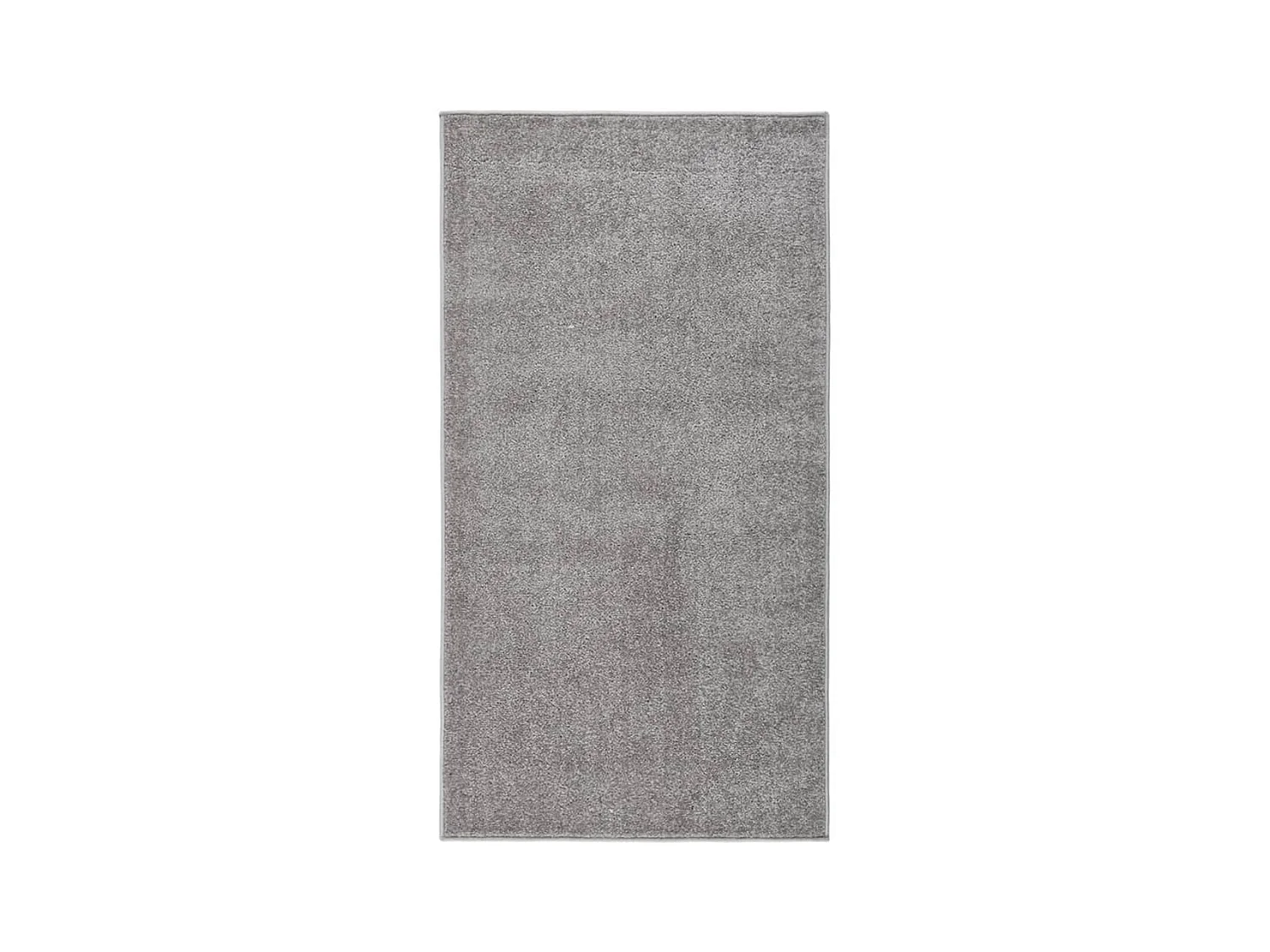 Tapis à poils courts 80x150 cm Gris QBH22999