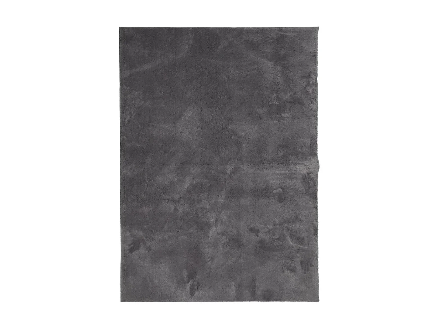 Tapis HUARTE à poils courts doux lavable anthracite 140x200 cm QBH70209