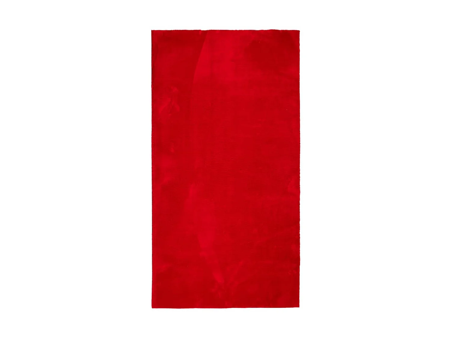 Tapis HUARTE à poils courts doux et lavable rouge 80x150 cm QBH27892