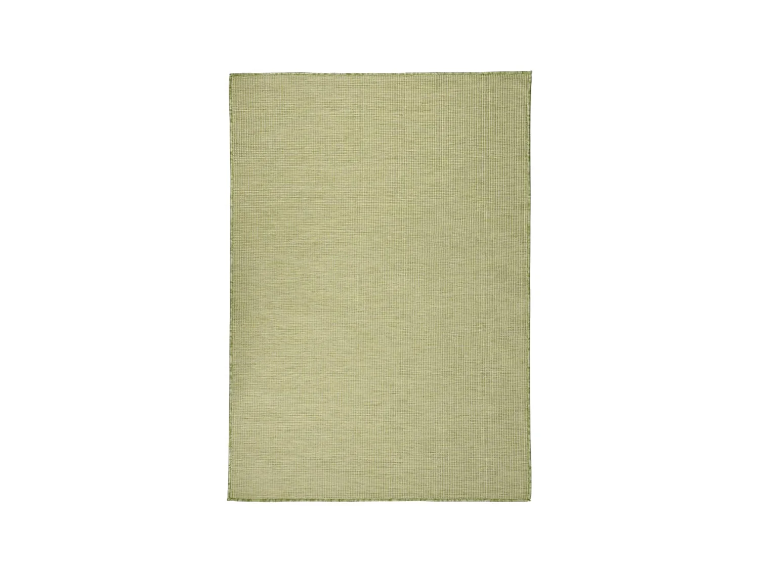 Tapis à tissage plat d'extérieur 140x200 cm Vert QBH14407
