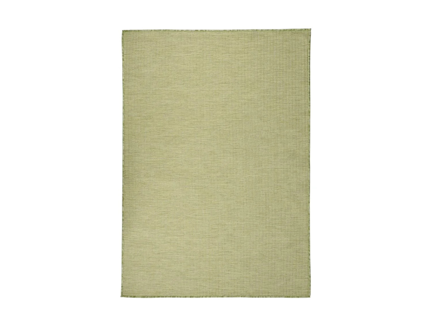 Tapis à tissage plat d'extérieur 140x200 cm Vert QBH14407