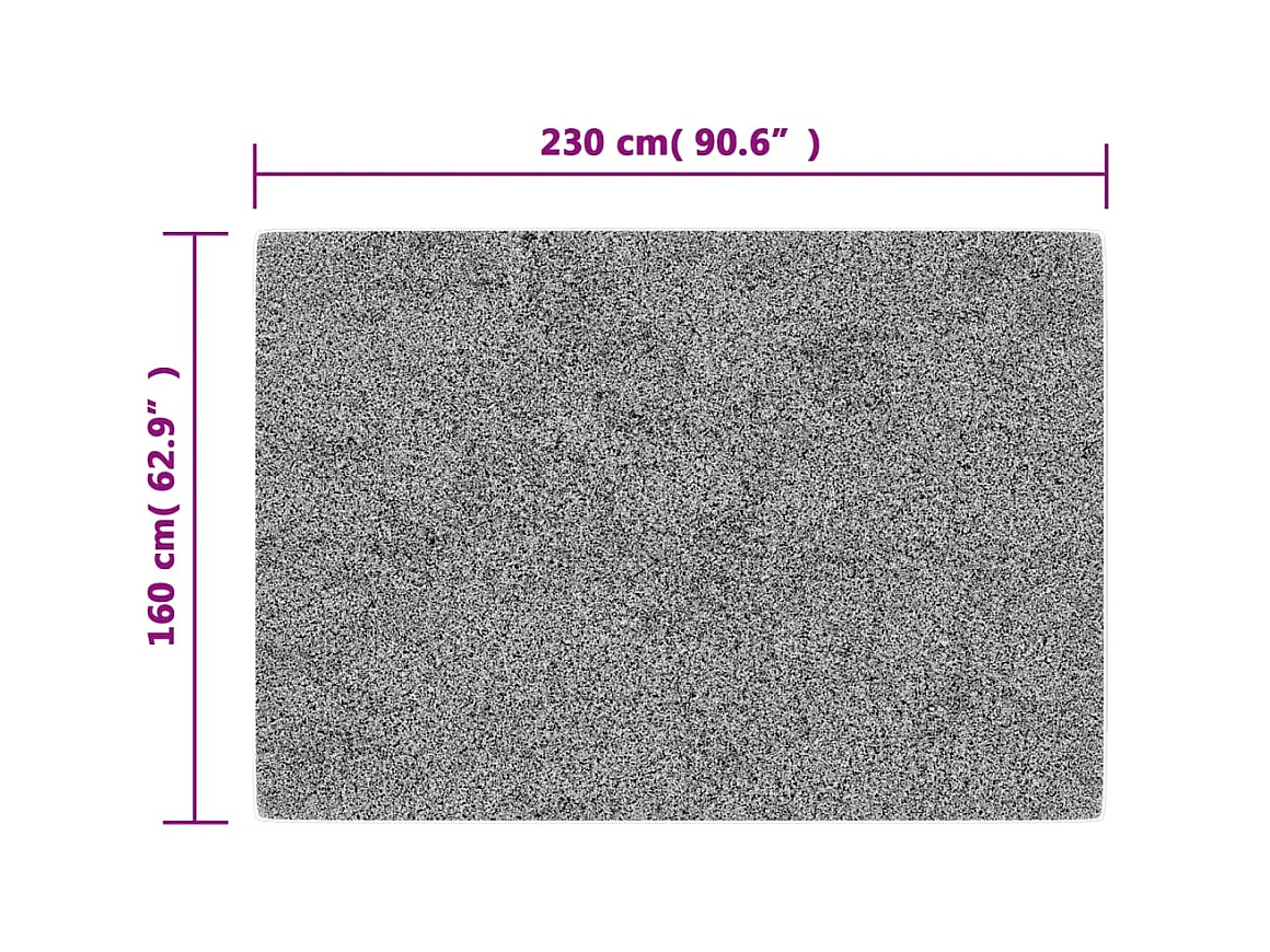 Tapis lavable antidérapant 160x230 cm Multicolore QBH26537