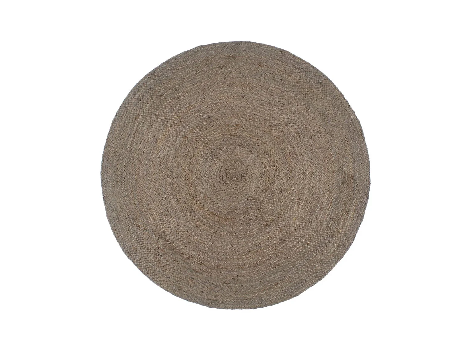 Tapis fait à la main Jute Rond 210 cm Gris QBH93331