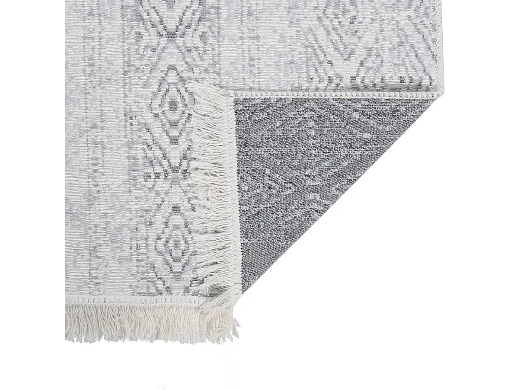 Tapis Gris clair 120x180 cm Coton QBH82537