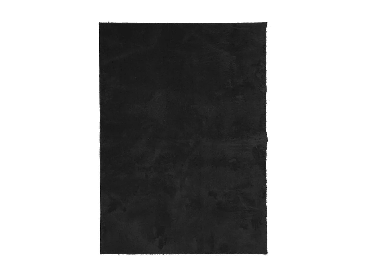 Tapis HUARTE à poils courts doux et lavable noir 240x340 cm QBH18474