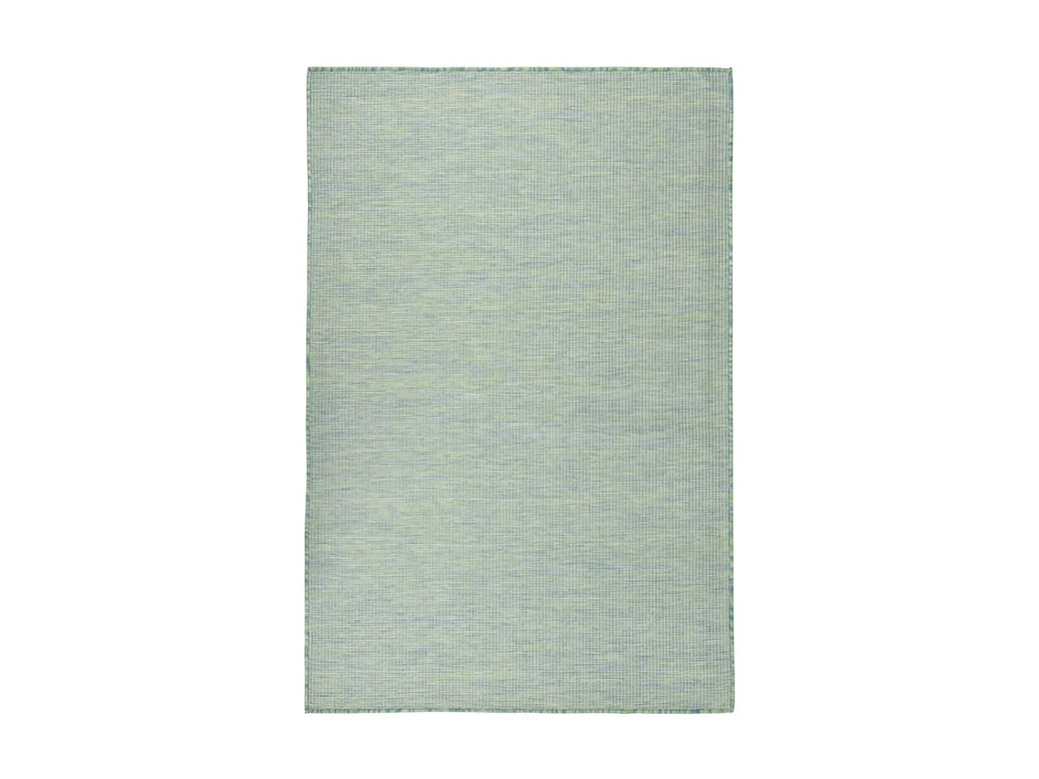 Tapis à tissage plat d'extérieur 120x170 cm Turquoise QBH17404