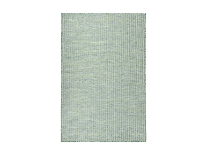 Tapete de tecido plano para exterior 120x170 cm turquesa PT502467