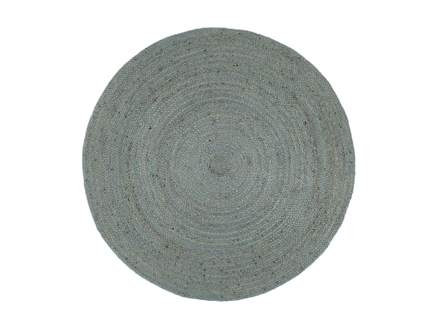 Tapis fait à la main Jute Rond 180 cm Vert olive QBH86847