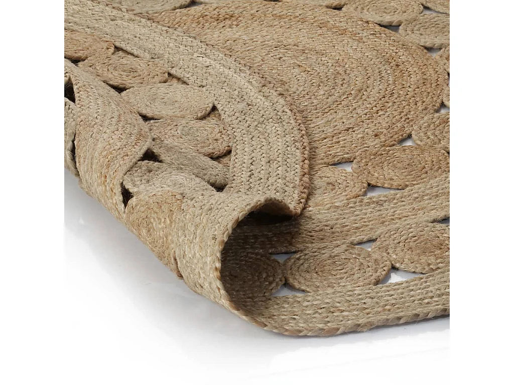Tapis Design tressé Jute 180 cm Rond QBH18184
