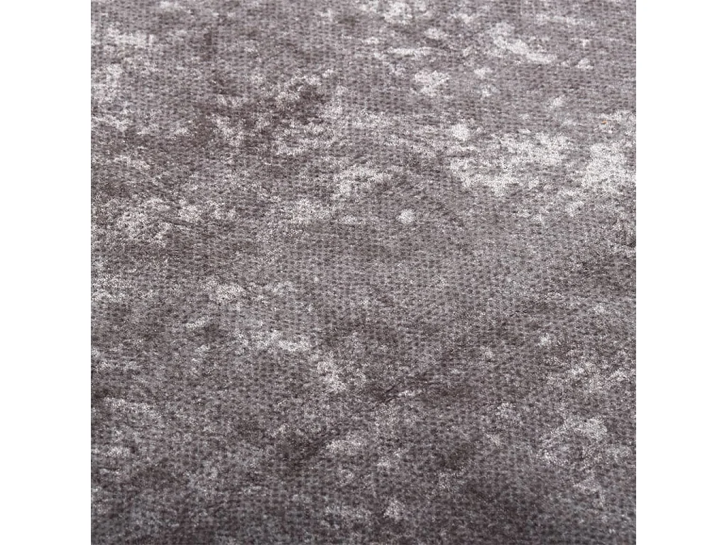 Tapis lavable antidérapant 120x180 cm Gris QBH45949