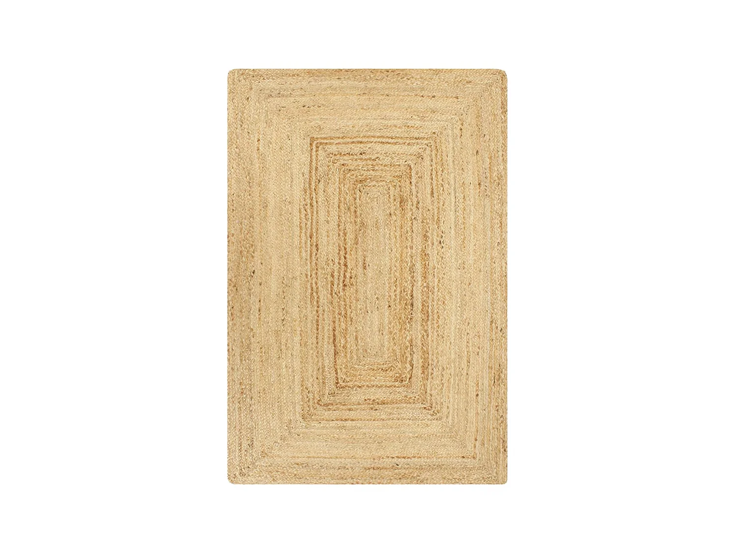 Alfombra de yute tejida a mano natural 120x180 cm ES18307
