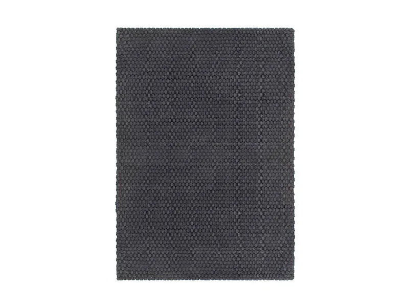 Tapis rectangulaire Anthracite 160x230 cm Coton QBH93622