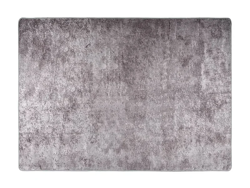 Tapis lavable gris 150x230 cm antidérapant QBH44639