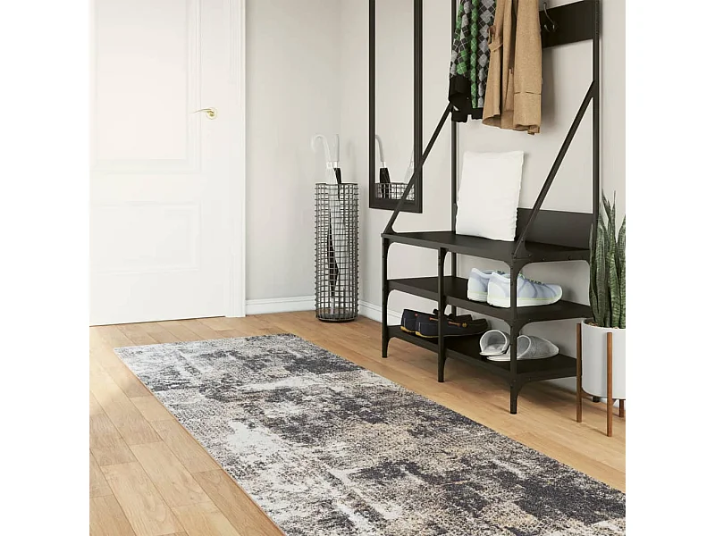 Tapis lavable multicolore 80x300 cm antidérapant QBH26382