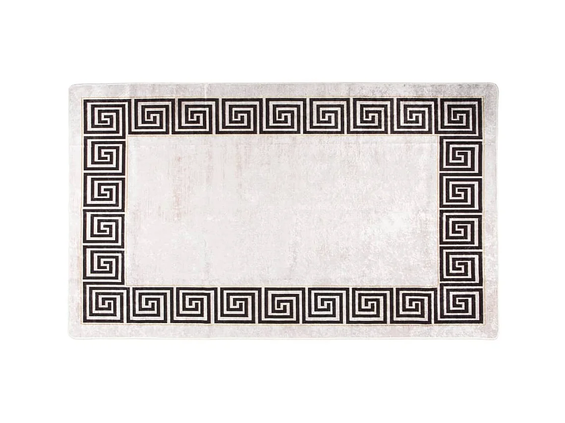 Tapis lavable antidérapant 120x180 cm Beige clair QBH46745