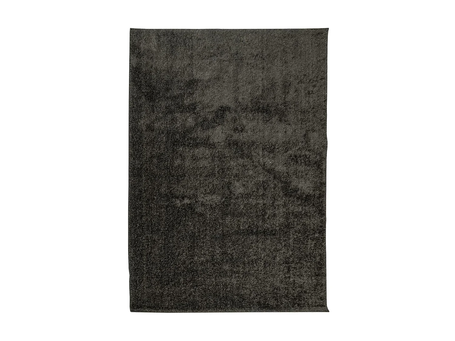 Tapis ISTAN à poils longs aspect brillant anthracite 120x170 cm QBH44468