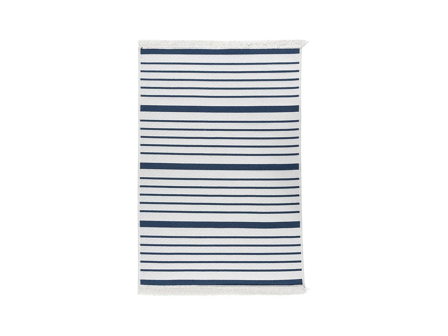 Vloerkleed 160x230 cm katoen marineblauw NL409344