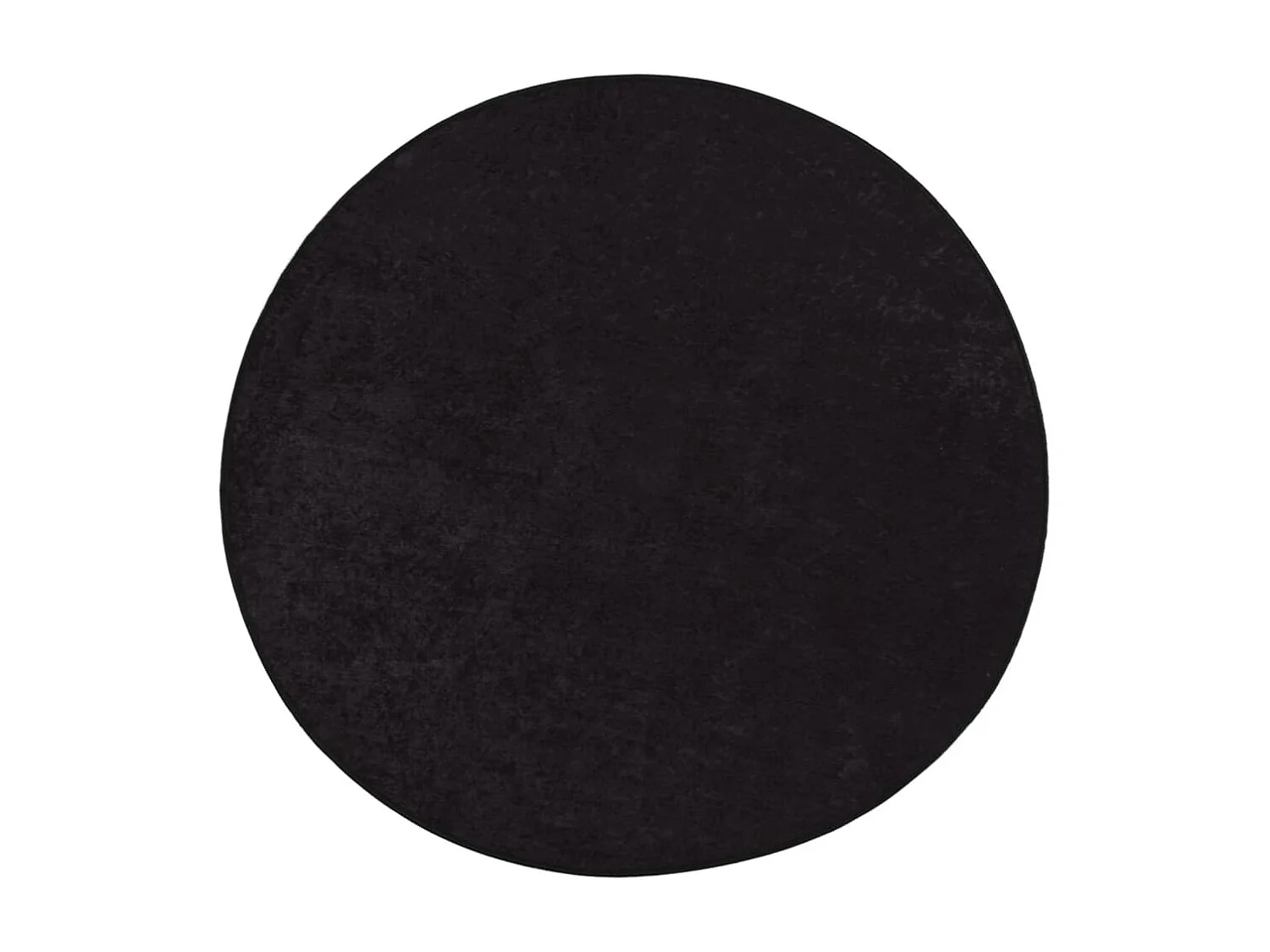 Tapis lavable antidérapant φ120 cm Anthracite QBH61130