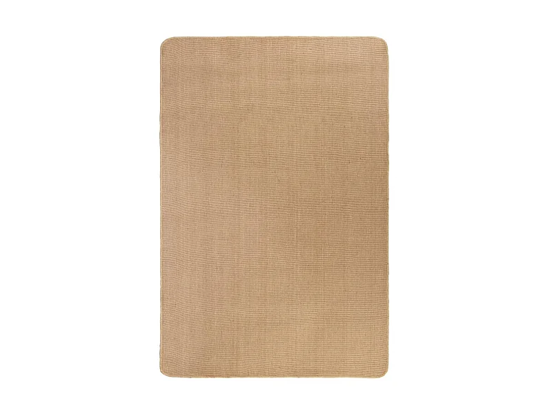 Alfombra de yute con reverso de latex color natural 160x230 cm ES46135