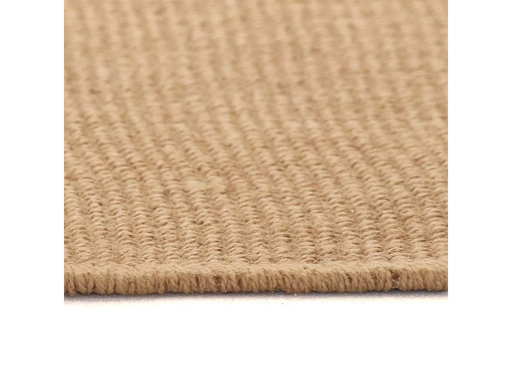 Alfombra de yute con reverso de latex color natural 160x230 cm ES46135
