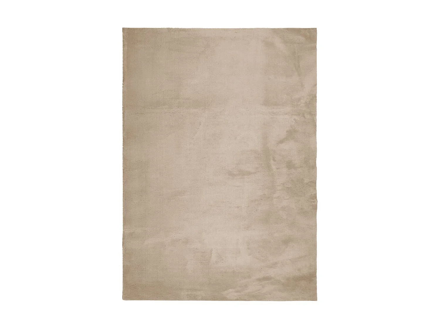 Tapis HUARTE à poils courts doux et lavable sable 200x280 cm QBH61274