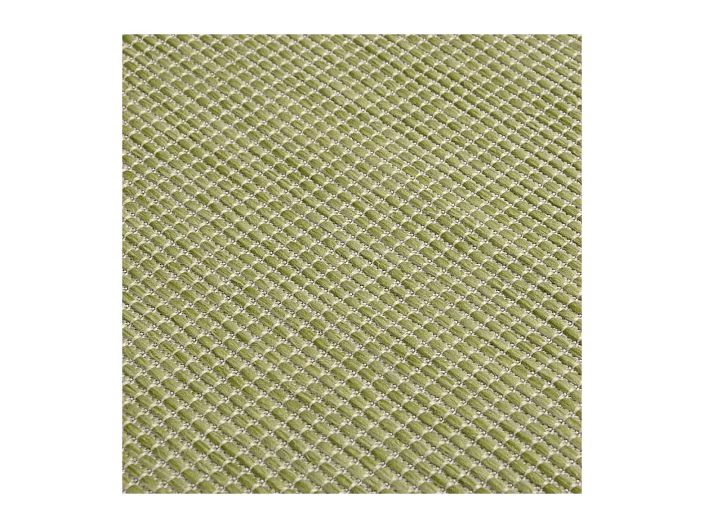 Alfombra de exterior de tejido plano verde 200x280 cm ES39710