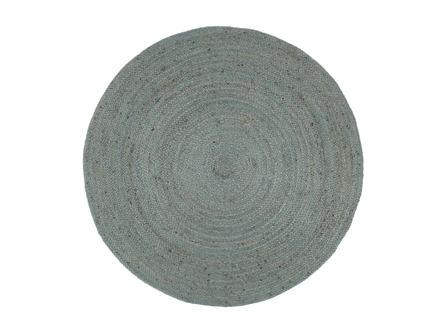 Tapis fait à la main Jute Rond 210 cm Vert olive QBH59724