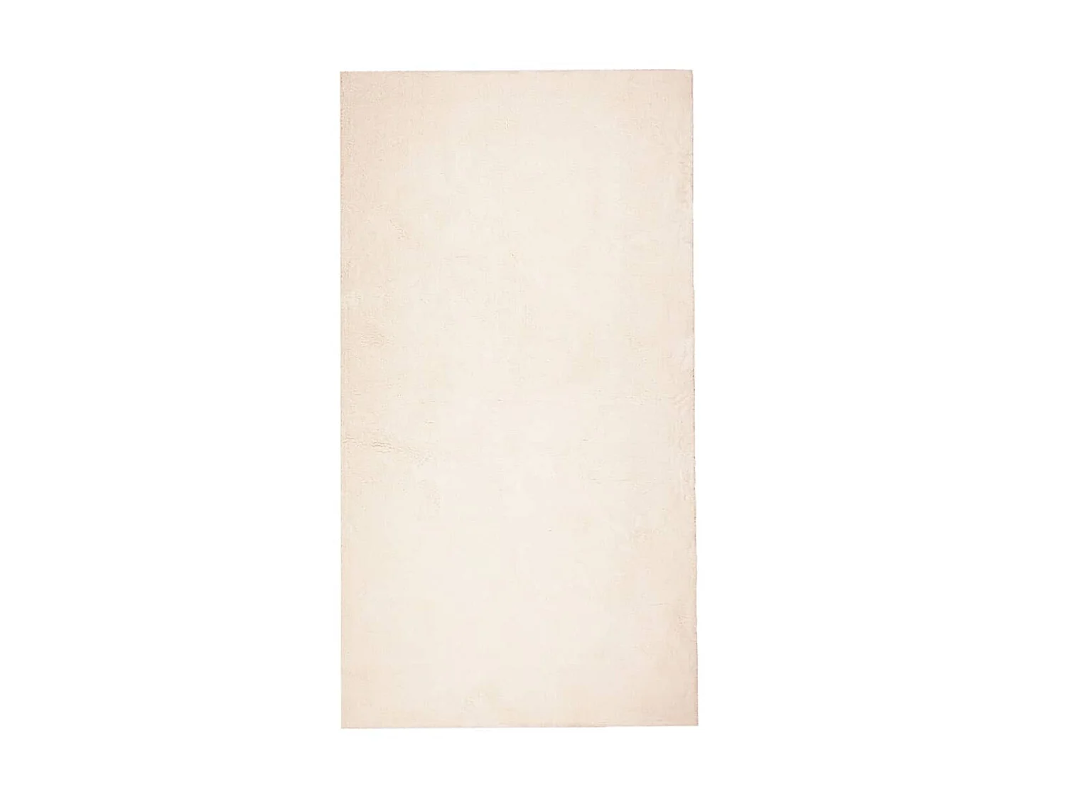 Tapis HUARTE à poils courts doux et lavable beige 80x150 cm QBH86396