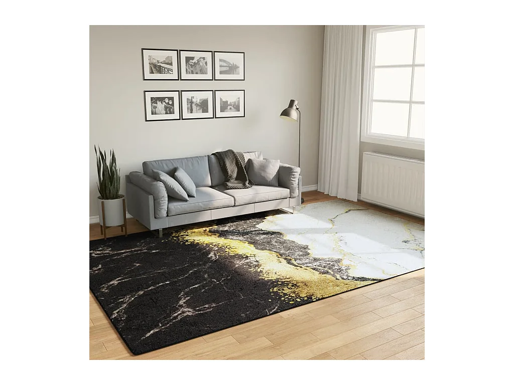 Tapis lavable multicolore 190x300 cm antidérapant QBH80672