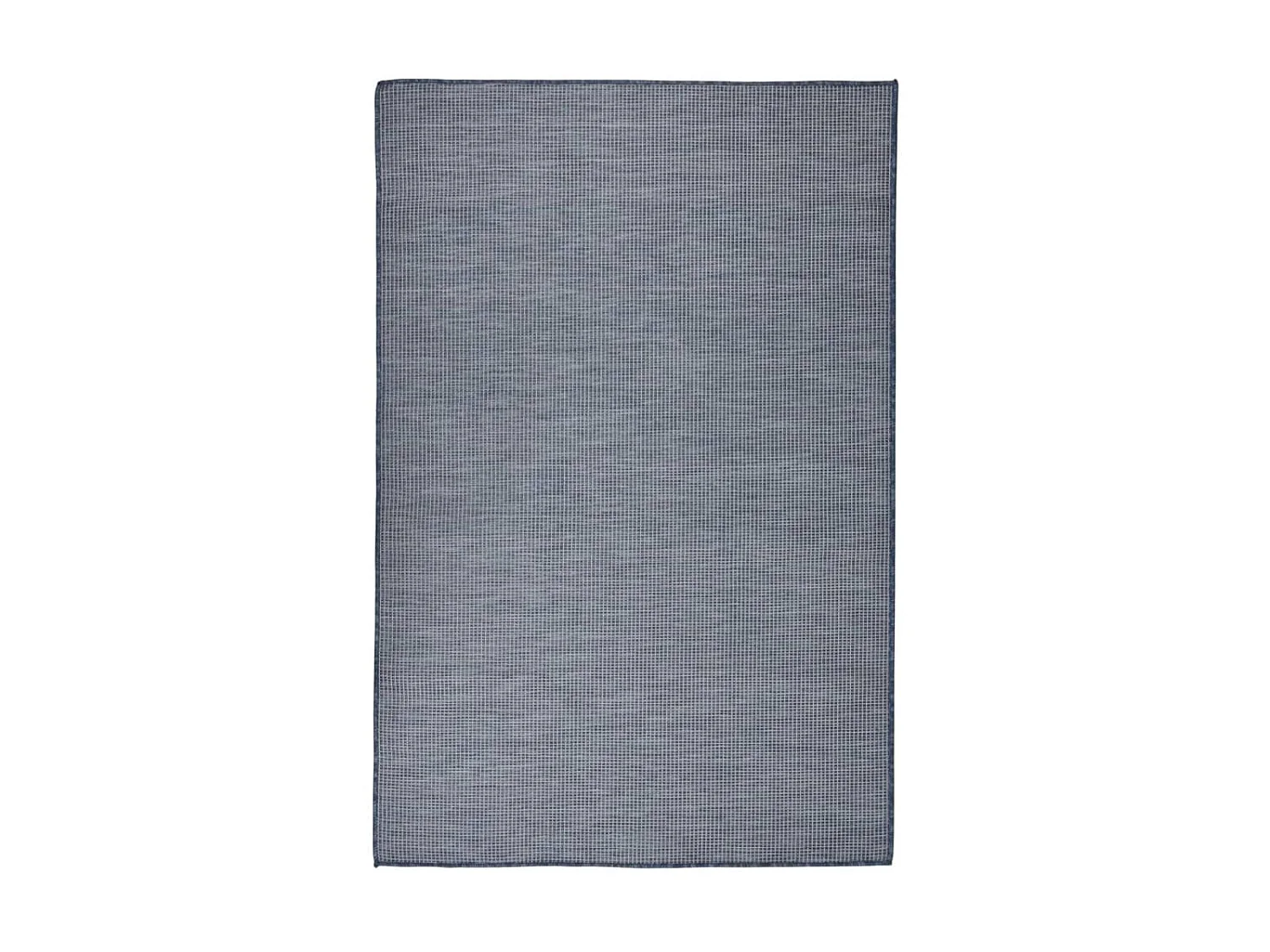 Tapete de tecido plano para exterior 120x170 cm azul PT705413