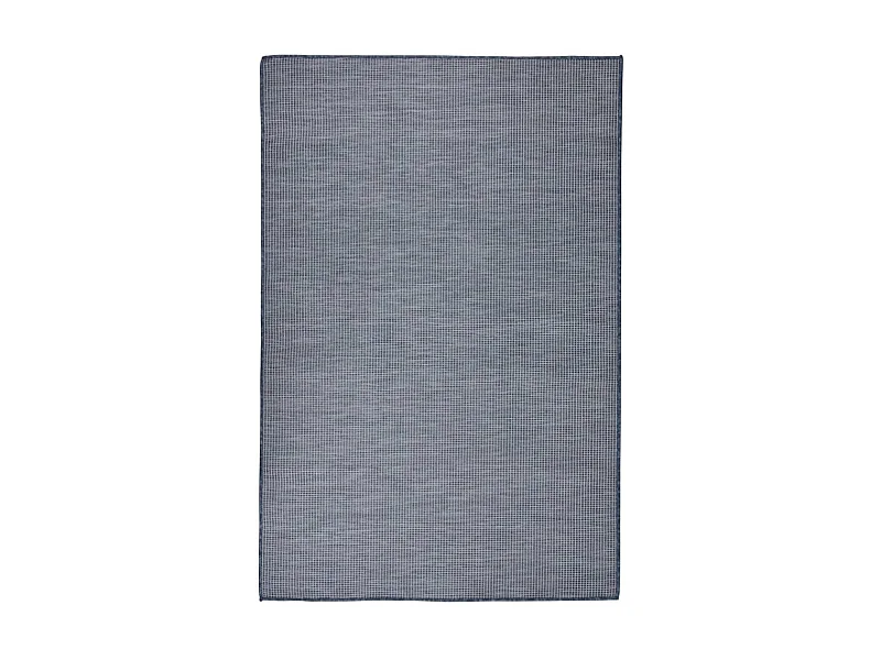 Tapete de tecido plano para exterior 120x170 cm azul PT705413