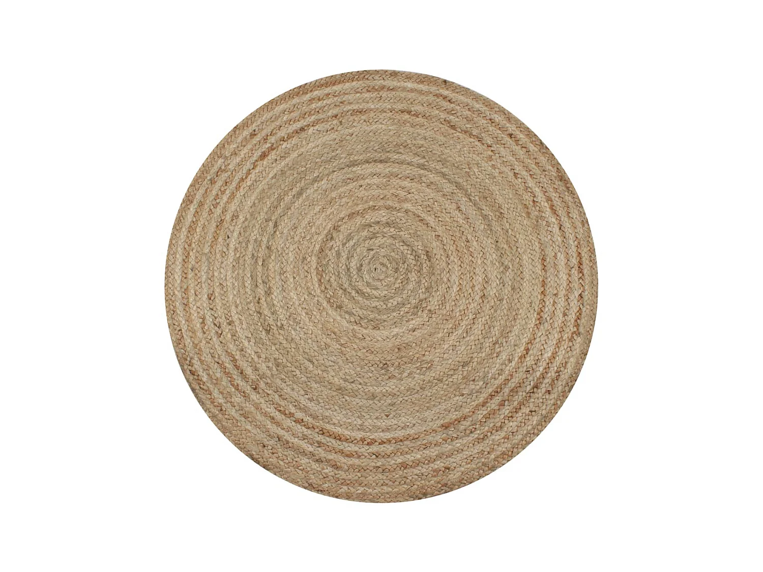 Tapis Jute tressé 120 cm rond QBH36792