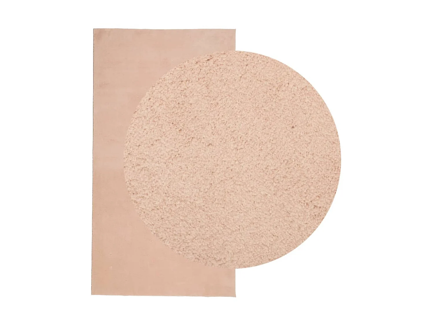 Tapis HUARTE à poils courts doux lavable rouge clair 80x150 cm QBH74750