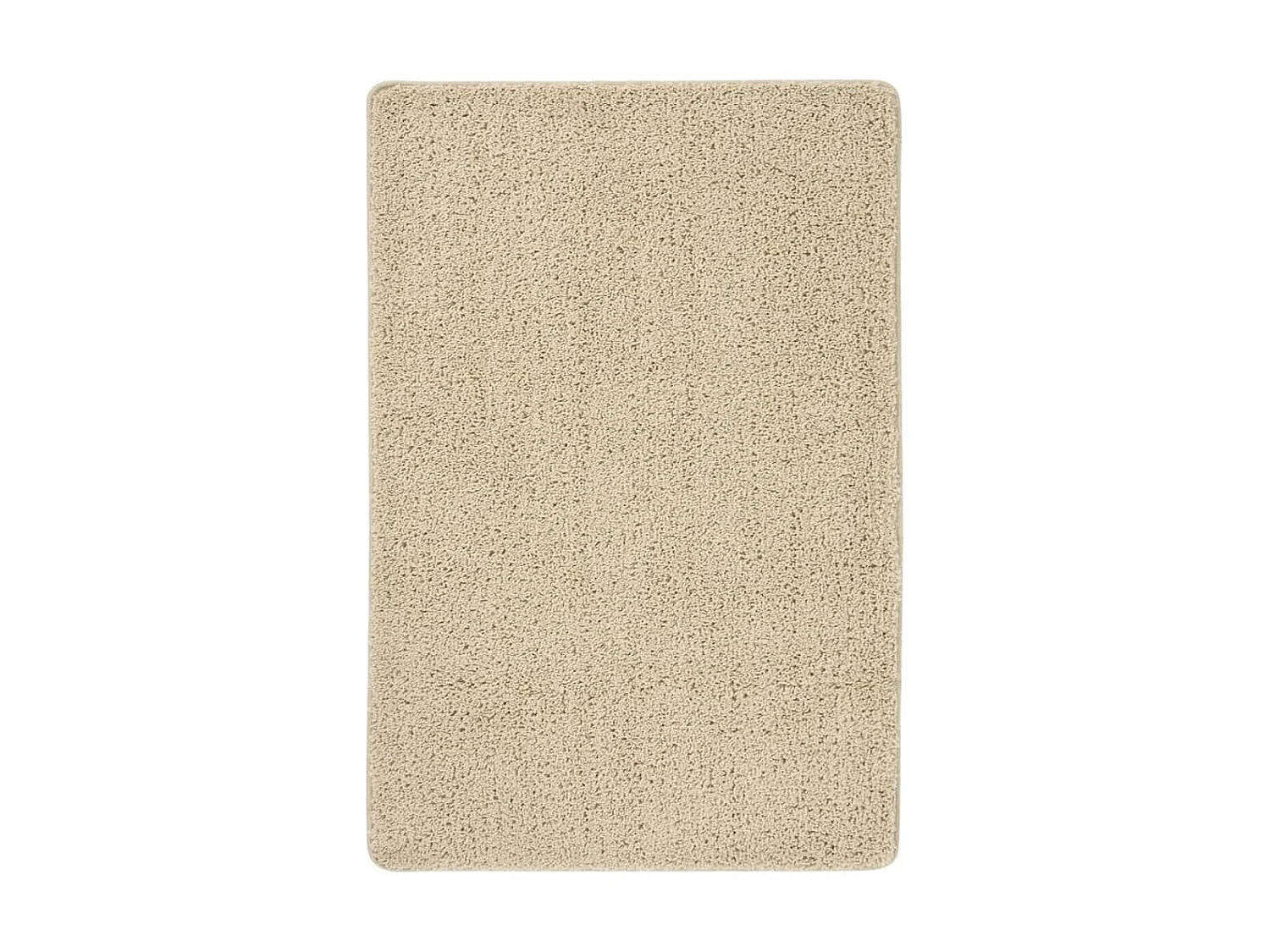 Tapis shaggy antidérapant Crème 140x200 cm QBH30463