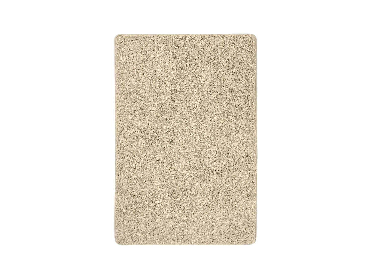 Tapis shaggy antidérapant Crème 140x200 cm QBH30463