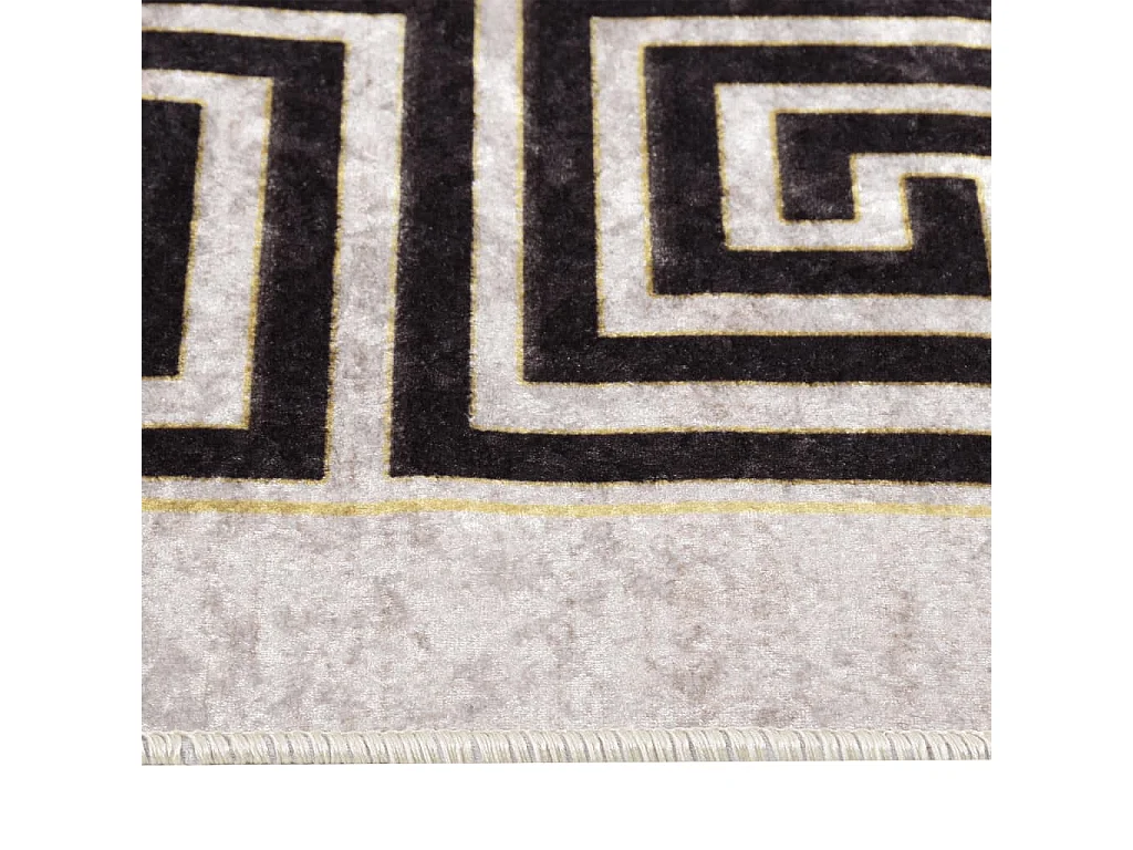 Tapis lavable antidérapant 190x300 cm Beige clair QBH60424