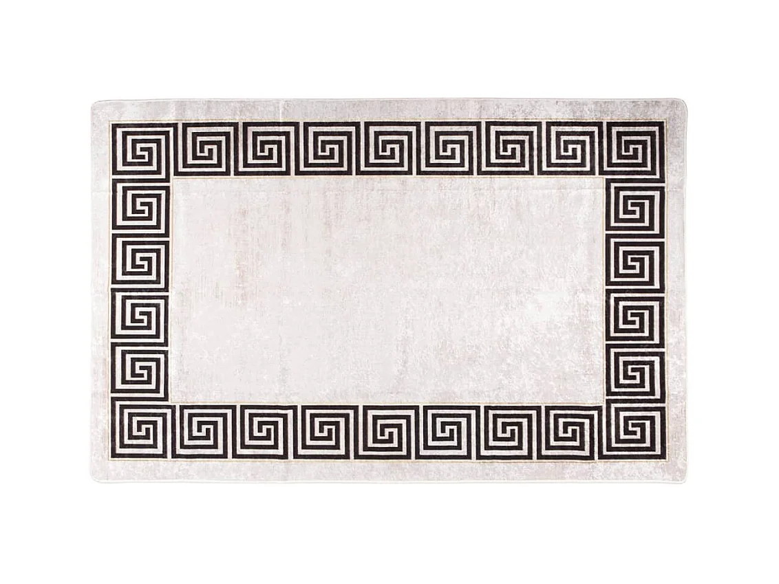 Tapis lavable antidérapant 80x150 cm Beige clair QBH22183