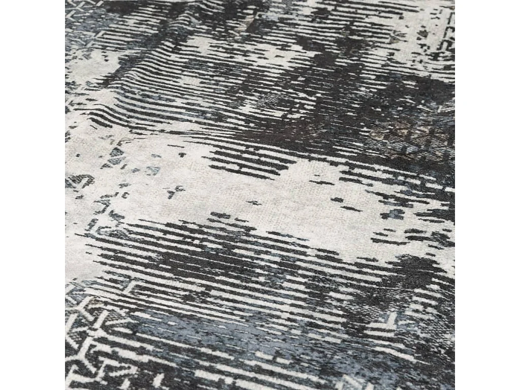 Tapis lavable multicolore Ø 120 cm antidérapant QBH43299