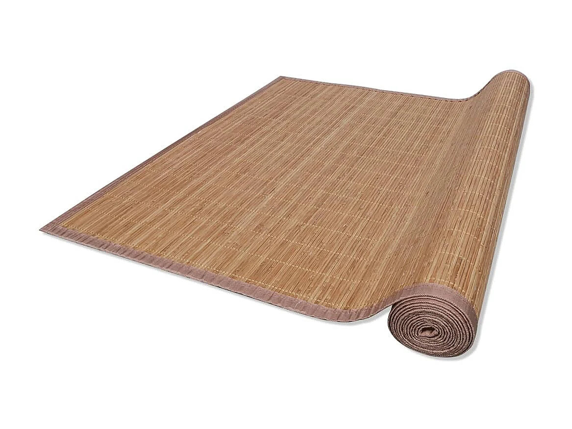 Tapete de bambu 160x230 cm castanho PT142266
