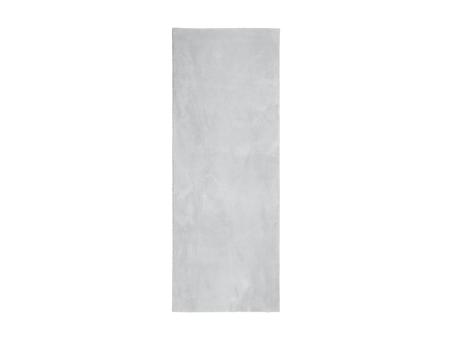 Tapis HUARTE à poils courts doux et lavable gris 80x200 cm QBH59402