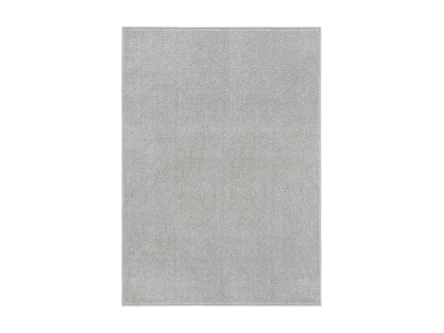 Tapis à poils courts 140x200 cm Gris clair QBH62291