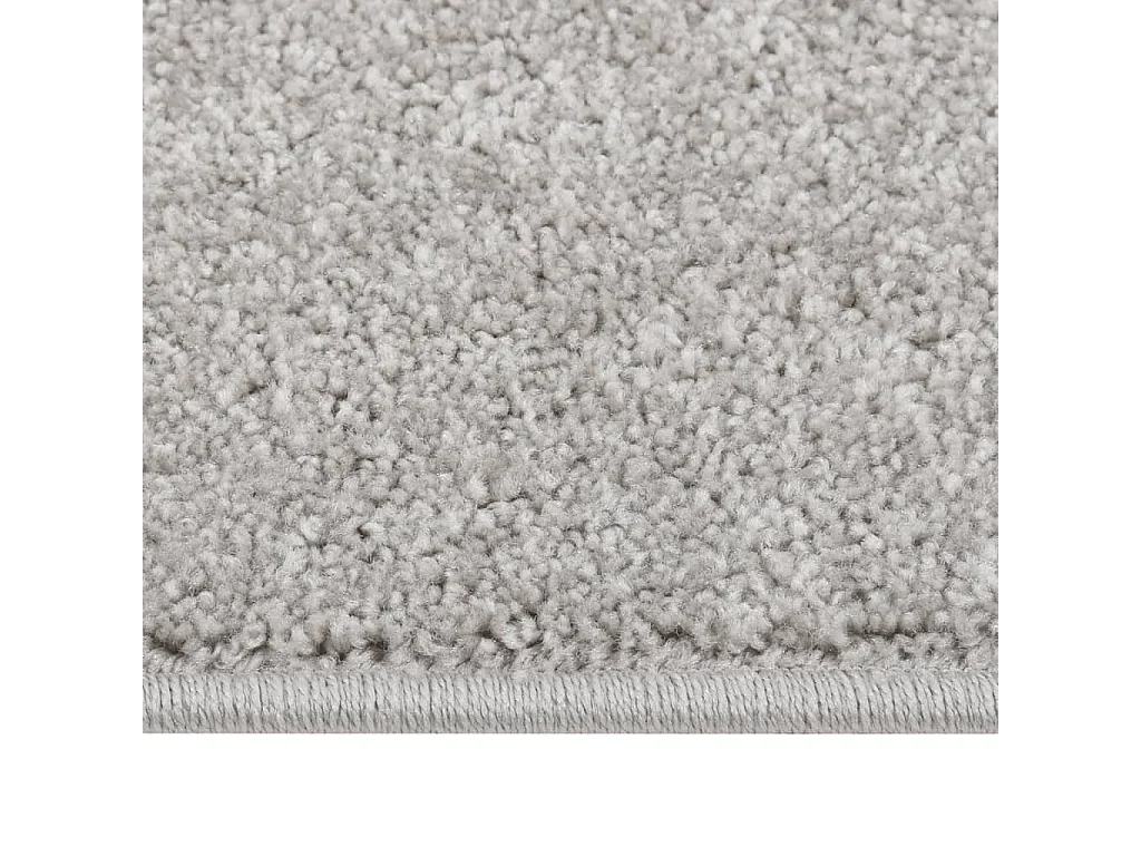 Tapis à poils courts 140x200 cm Gris clair QBH62291