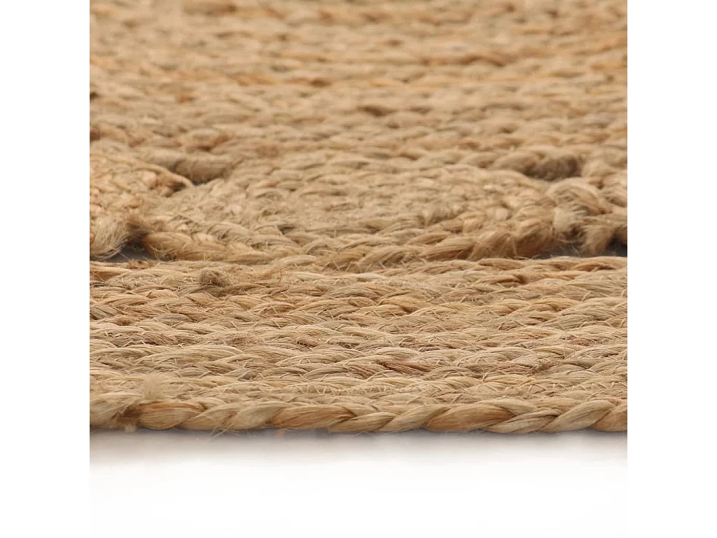 Tapijt met ontwerp rond 150 cm gevlochten jute NL684048