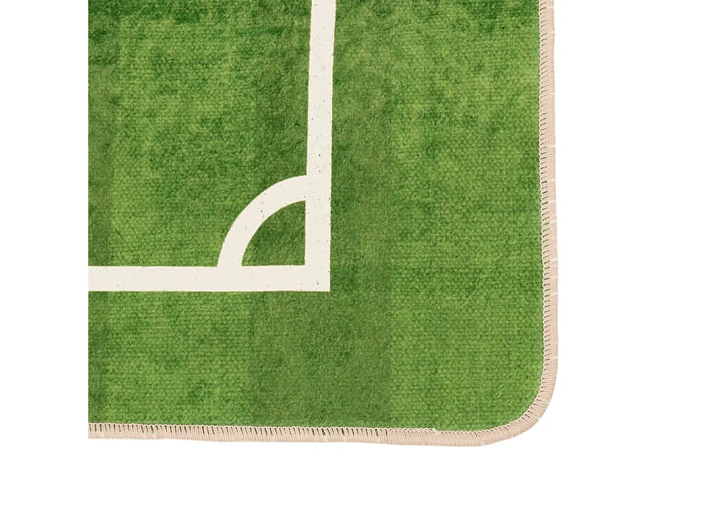Tapis enfant 160x230cm terrain de football antidérapant lavable QBH91770